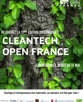 [Appel à candidatures] 11e édition du Concours Cleantech Open France 2020