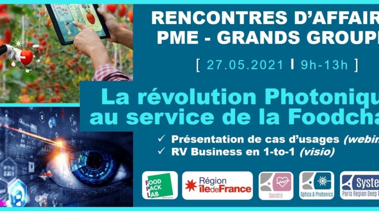 Rencontres PME – Grands-Groupes “La révolution Photonique au service de la Foodchain”