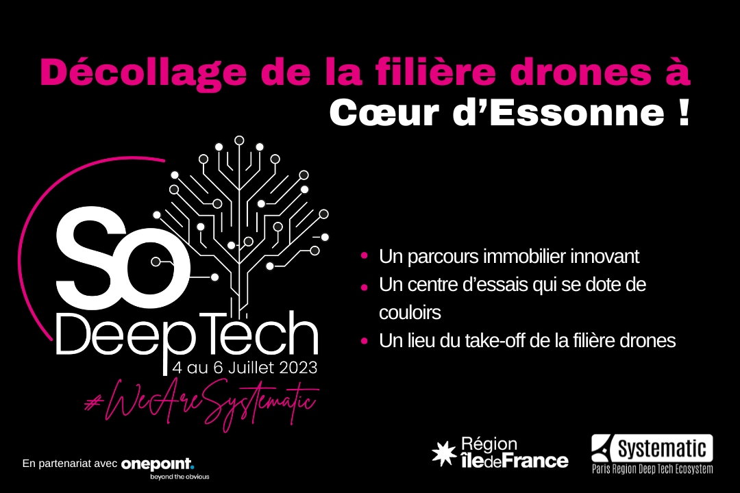 Décollage de la filière drones à Cœur d’Essonne