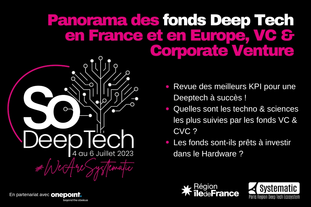 Panorama des fonds Deep Tech en France et en Europe, VC et Corporate Venture