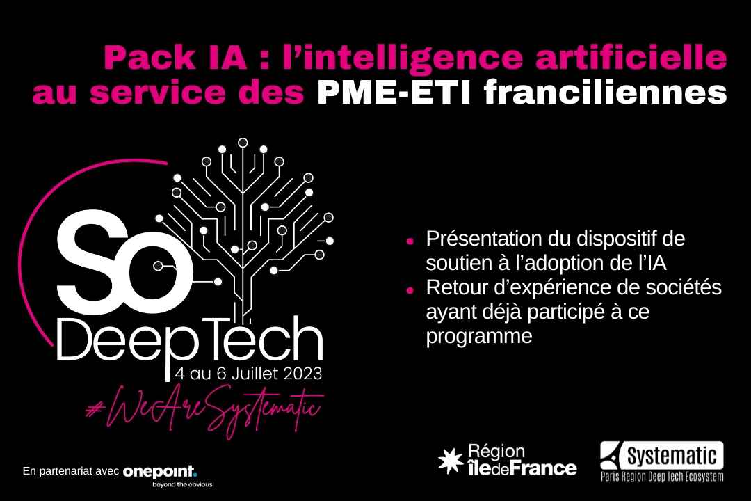 Pack IA : l’intelligence artificielle au service des PME-ETI franciliennes