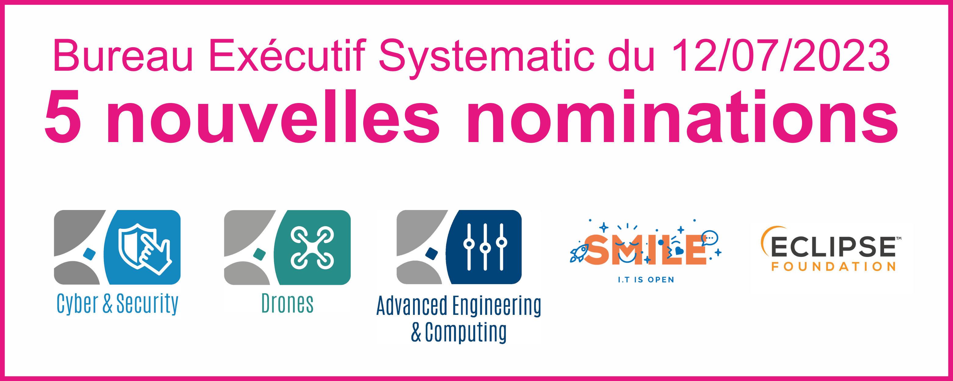 5 nominations d’importance chez Systematic !