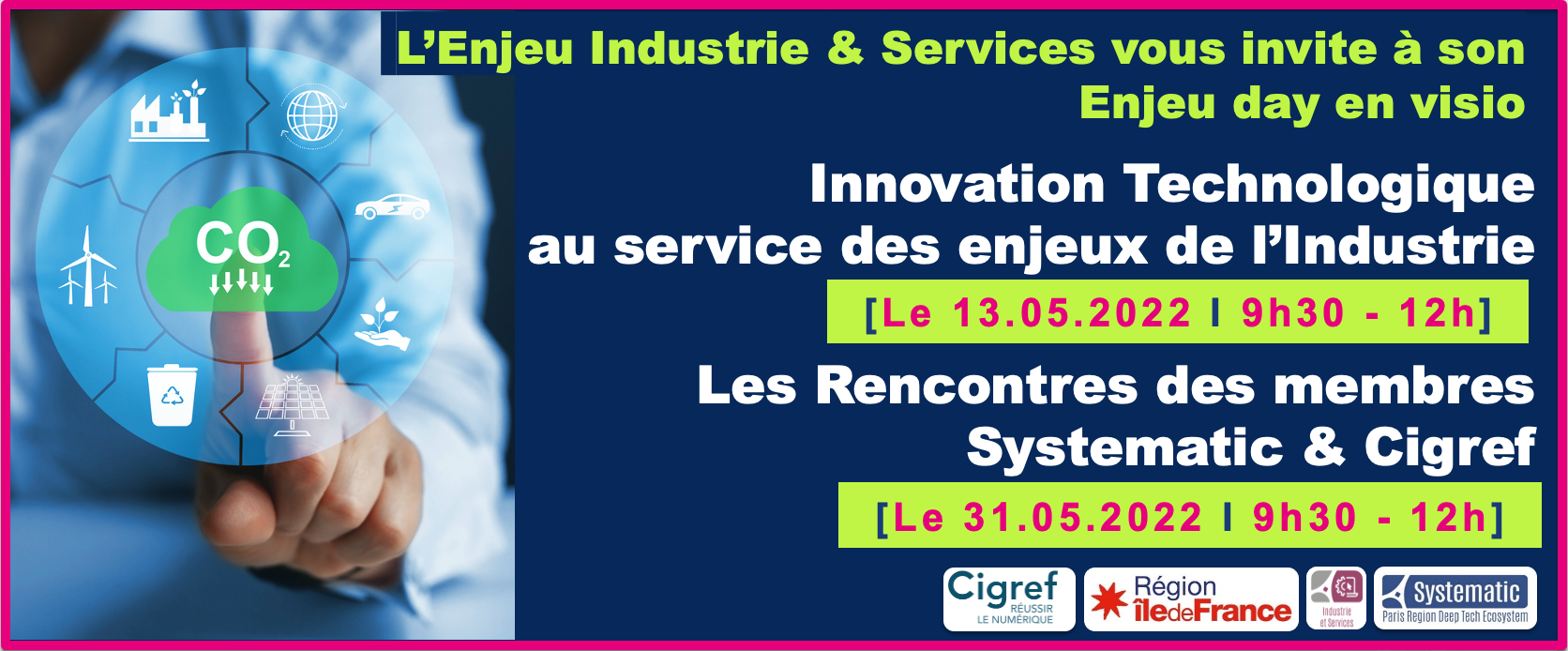 Enjeu Day Industrie & Services : Innovation Technologique au service des enjeux de l’Industrie