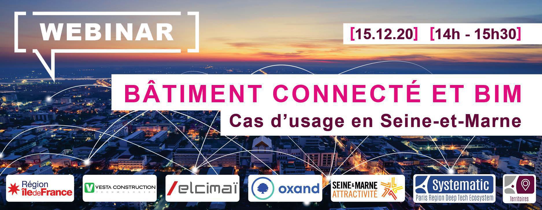 Webinar Bâtiment connecté et BIM : cas d’usage en Seine-et-Marne