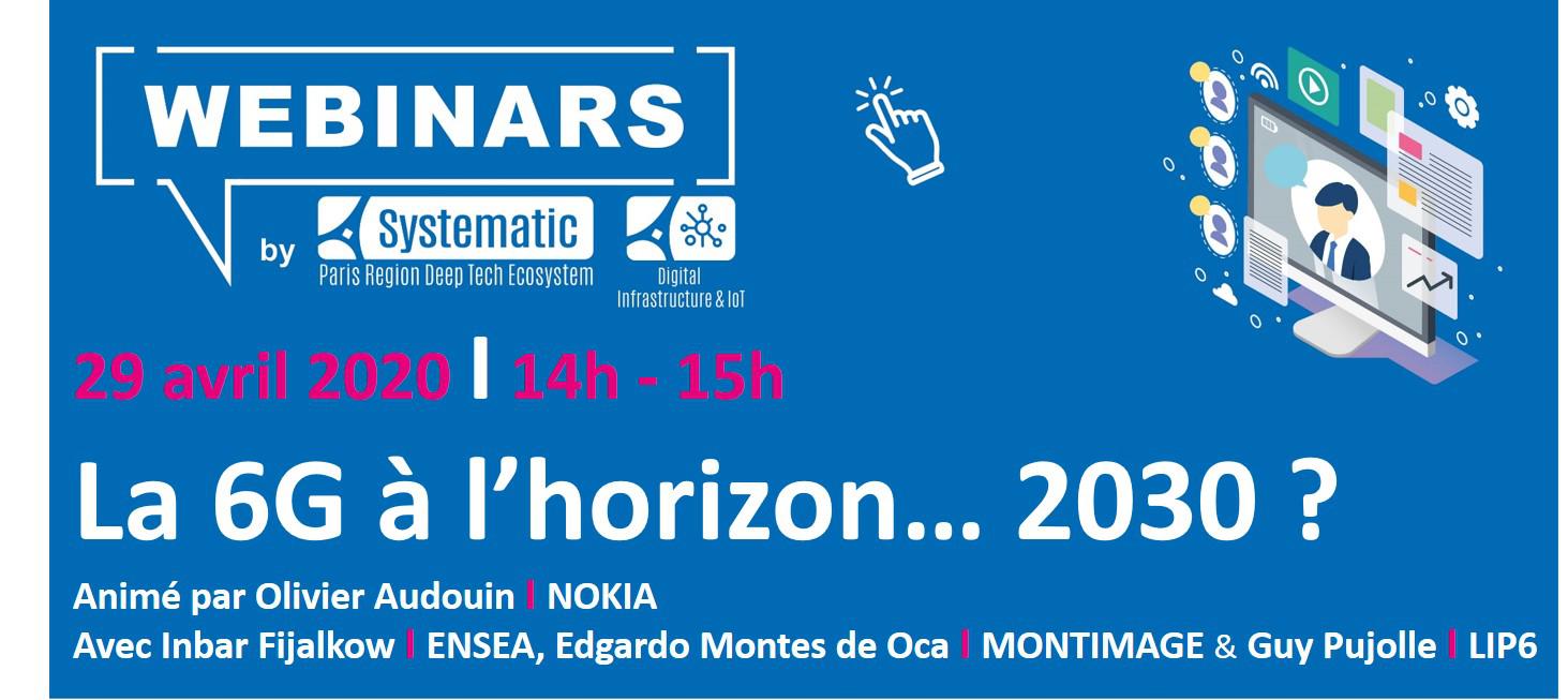 Webinar La 6G à l’horizon… 2030 ?