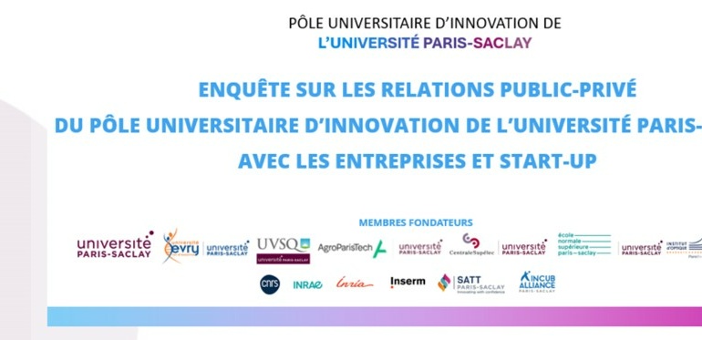 Enquête du PUI de l’Université Paris-Saclay “Relations partenariales avec les entreprises et start-up”