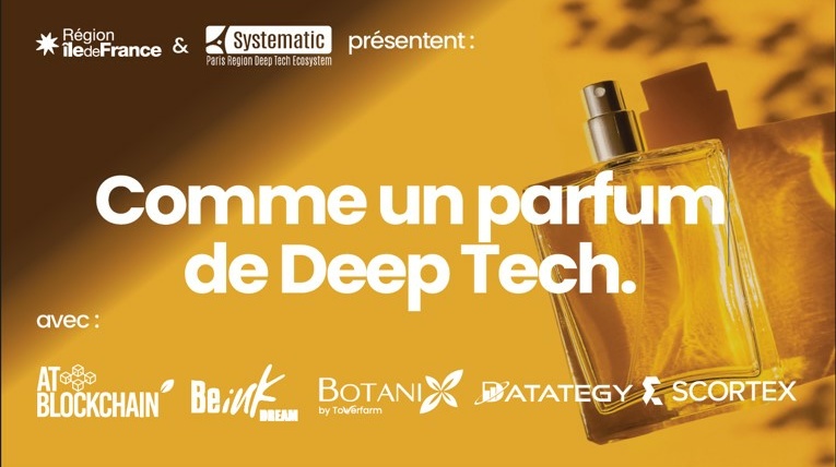 COSMETIC 360 : Découvrez notre stand “Comme un parfum de Deep Tech” !