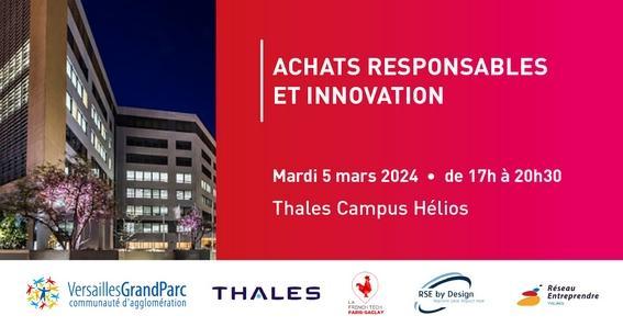 Achats responsables et Innovation : les Rencontres de Versailles Grand Parc