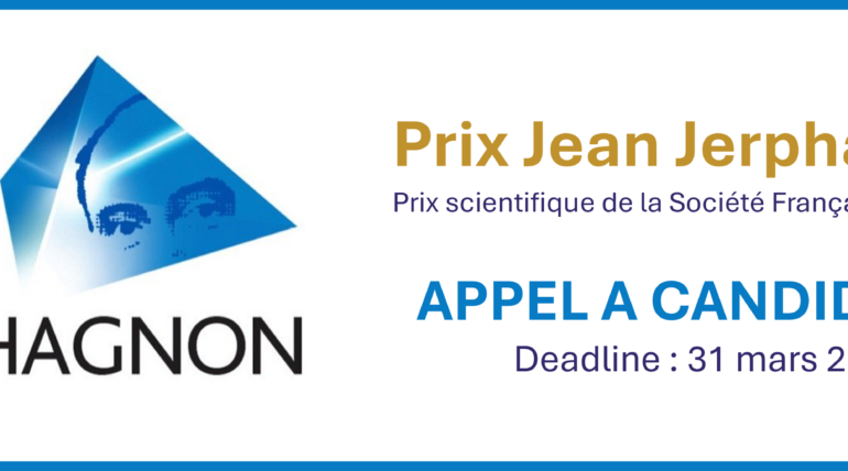 PRIX JEAN JERPHAGNON 2025  Appel à candidatures – Deadline : 31 mars 2025