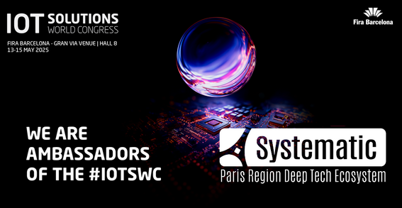 IOTSWC’25 : SYSTEMATIC is a proud Ambassador of the IOT Solutions World Congress 2025!