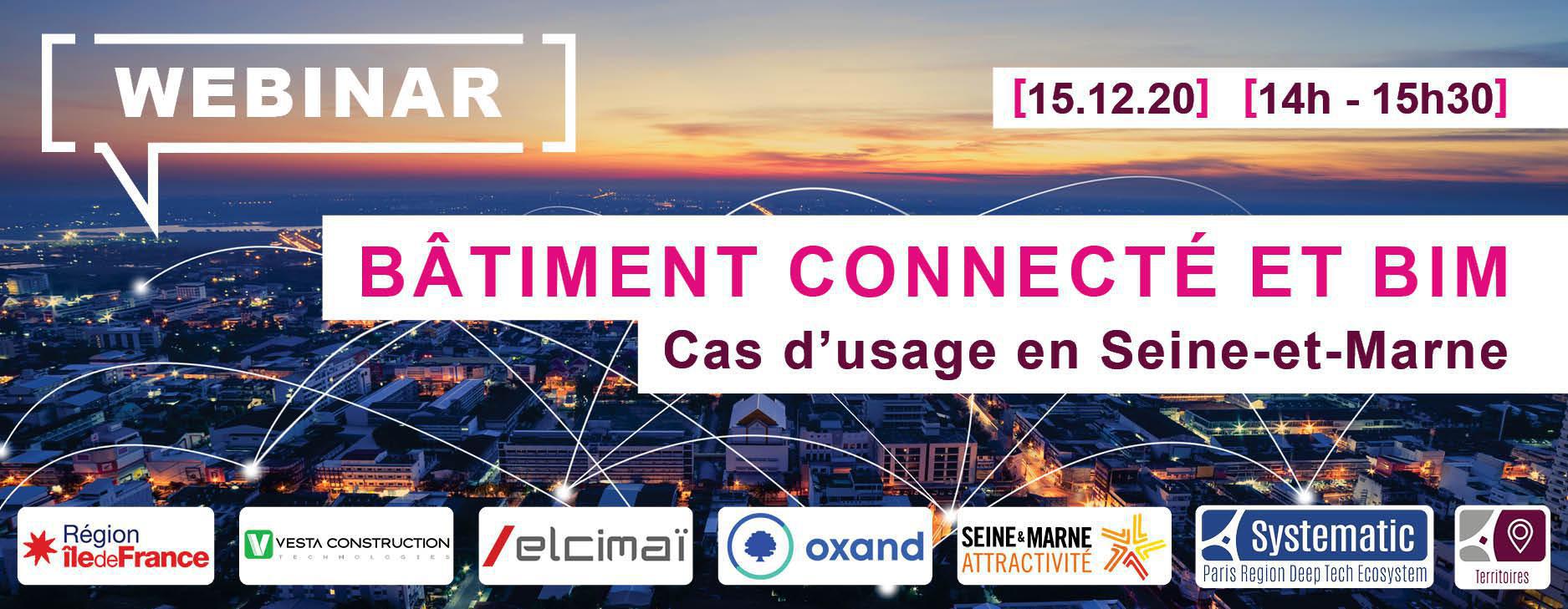 Webinar Bâtiment connecté et BIM : cas d&rsquo;usage en Seine-et-Marne