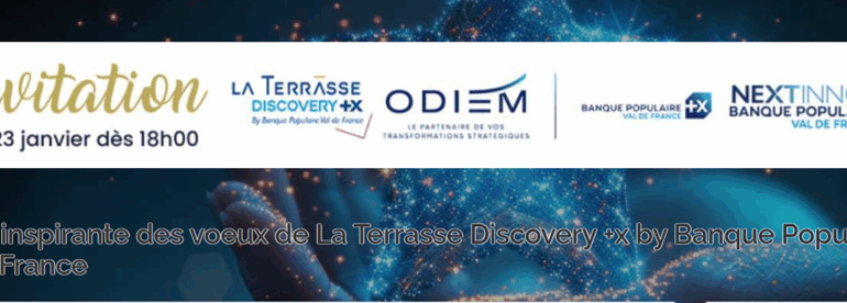Soirée inspirante des voeux de La Terrasse Discovery +x by Banque Populaire Val de France