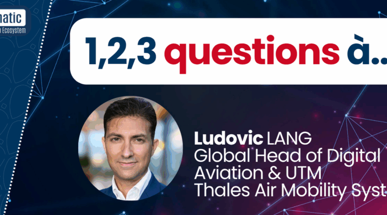 1, 2, 3 questions à Ludovic LANG président du hub drones