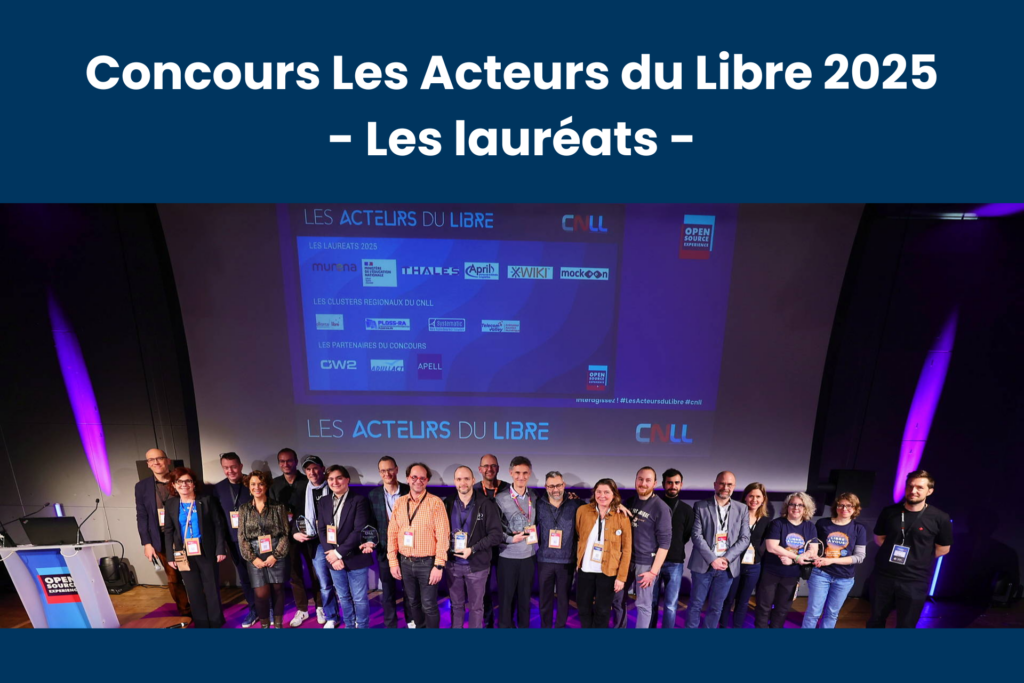 Concours Les Acteurs du Libre 2025_Les lauréats