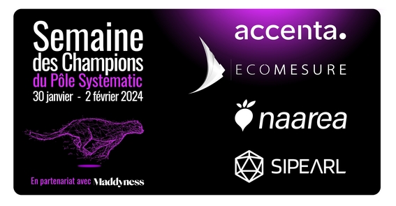 Semaine des Champions avec Accenta, Ecomesure, Naarea et Sipearl – 30 janvier / 2 février 2024