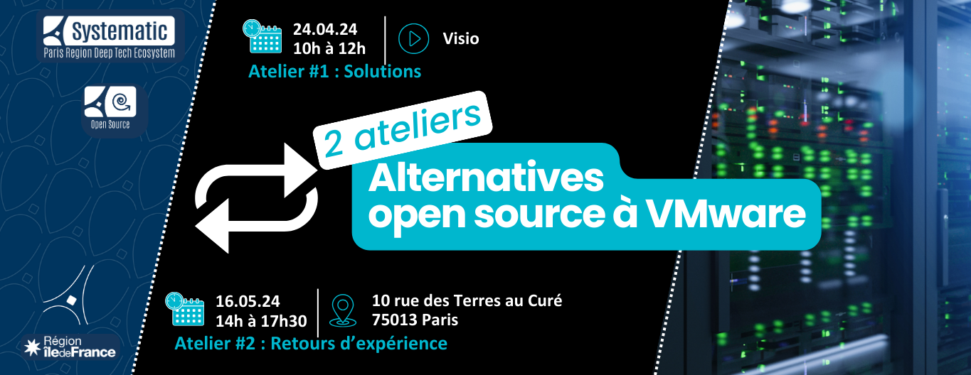 [Retour sur] Ateliers #1 et #2&nbsp;: Alternatives open source à VMware&nbsp;: Solutions et REX