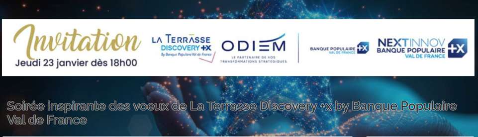 Soirée inspirante des voeux de La Terrasse Discovery +x by Banque Populaire Val de France