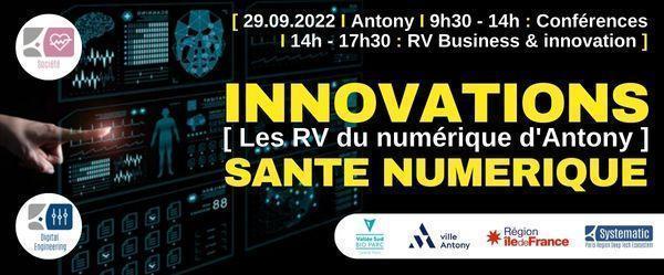 Les RV du numérique d&rsquo;Antony 2022 : Innovations santé numérique