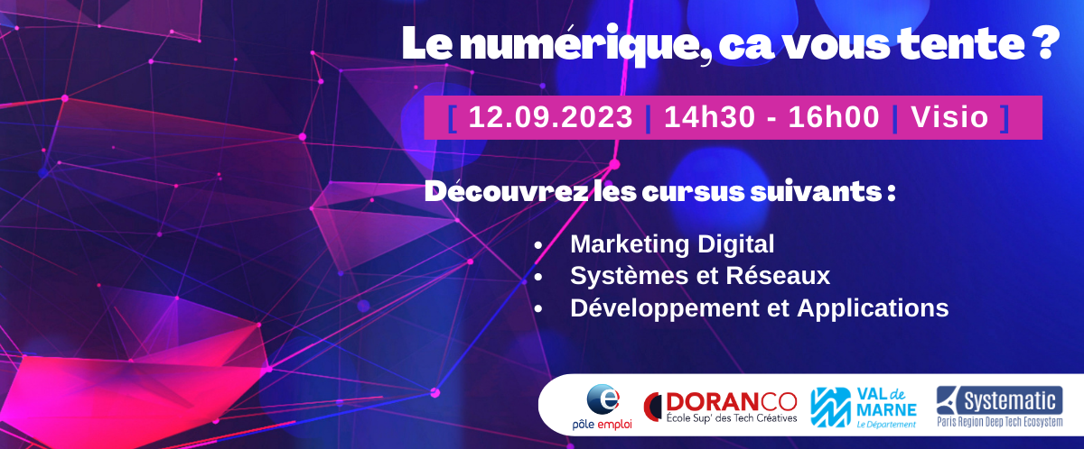Découverte métiers du numérique avec Doranco