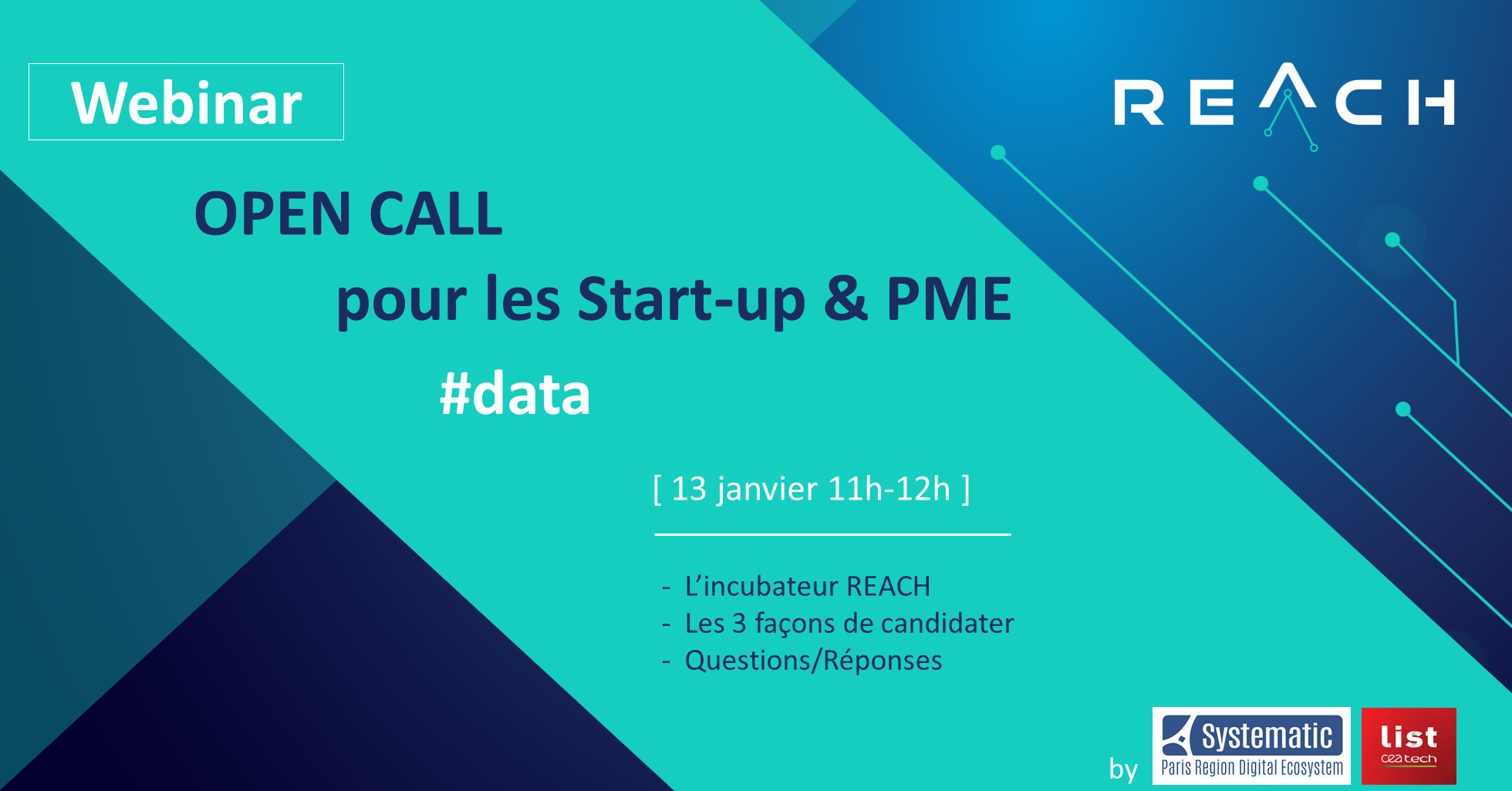 Webinar – Information Open Call REACH Incubator (EU H2020 Big Data)