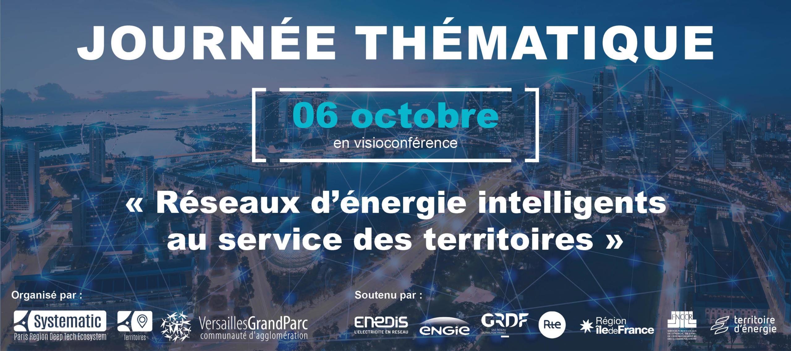 [Enjeu Territoires] Journée Thématique : Réseaux d&rsquo;énergie intelligents au service des territoires
