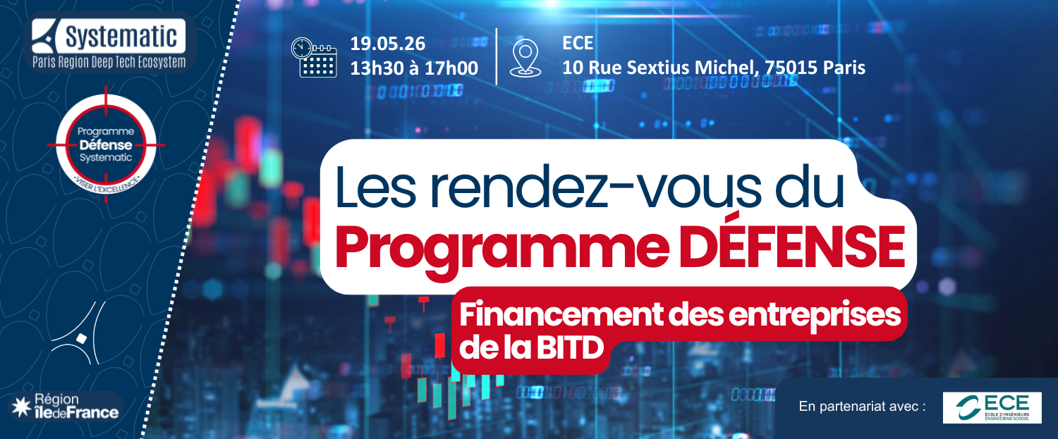 Rendez-vous du Programme DÉFENSE – Financement des entreprises de la BITD