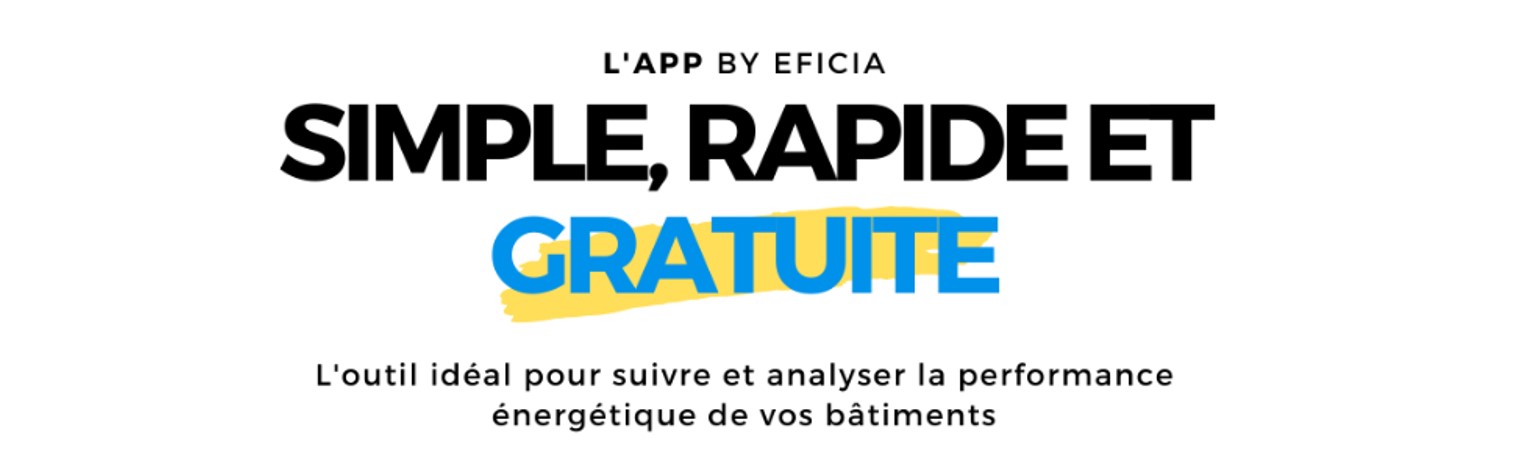 EFICIA lance une application de suivi énergétique 100% gratuite&nbsp;!