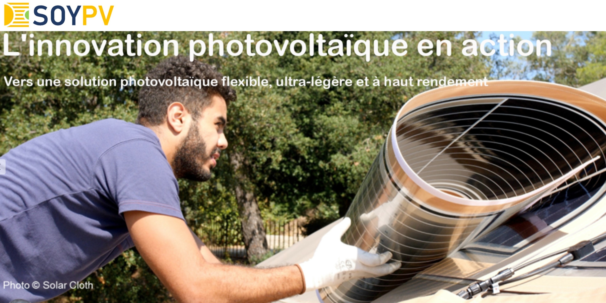 SOY PV&nbsp;: l&rsquo;opportunité des panneaux photovoltaïques ultralégers, flexibles et à haut rendement