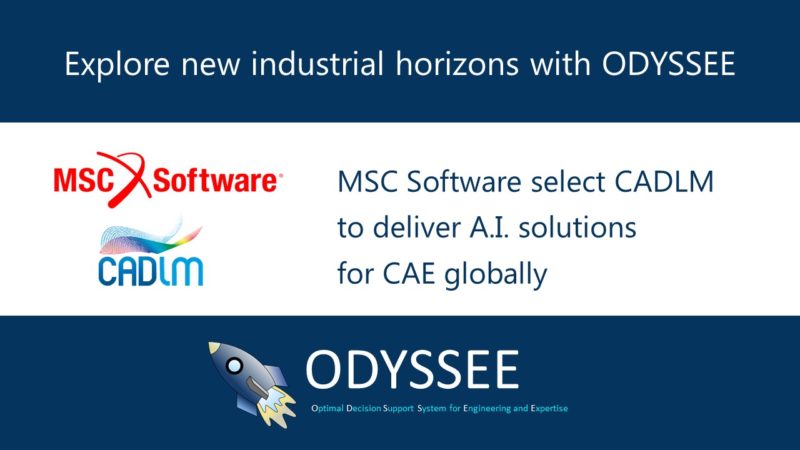 Nouvelle collaboration entre MSC Software et CADLM en lien avec l&rsquo;intelligence artificielle