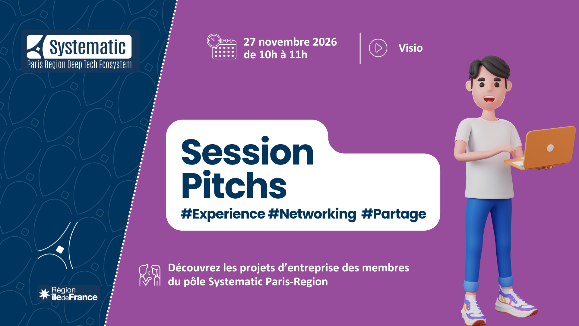 Session Pitchs du 27 novembre 2026