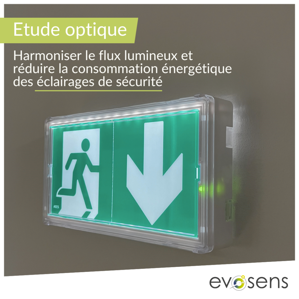 Réduire la consommation énergétique des éclairages de sécurité et harmoniser leur flux lumineux : Zoom sur l’étude optique réalisée par Evosens