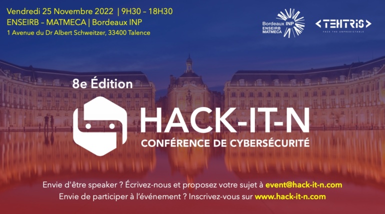 Conférence cyber sécurité HACK-IT-N